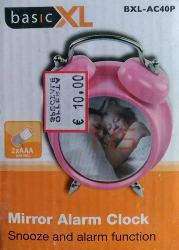 Sveglia mirror alarm clock