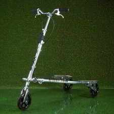 TRIKKE T8 SCOOTER DA INTAGLIO 3 RUOTE REGOLABILE PER ADULTI, PIEGHEVOLE ARGENTO ~ MOLTO BELLO!