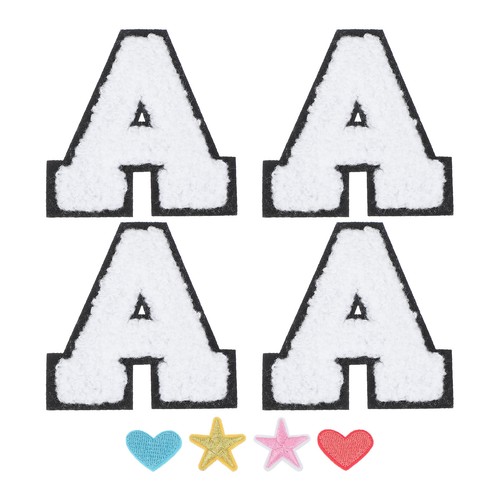 4pcs toppa lettere pile per - 4pcs,