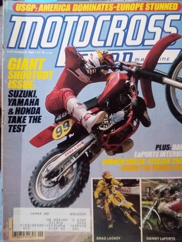 September 1982 issue - , motocross