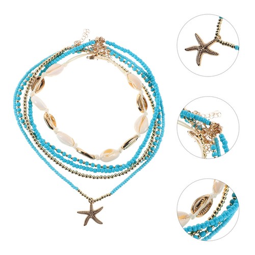 Pcs collana girocollo di - 5,