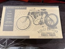 NUOVA REPLICA MOTO HARLEY DAVIDSON NUMERO DI SERIE UNO 1903-1904 - NUOVA CON SCATOLA