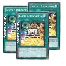 3x LASCIA O RADDOPPIA! (Double Or Nothing!) • Comune • GENF IT046 • 1Ed • Yugioh