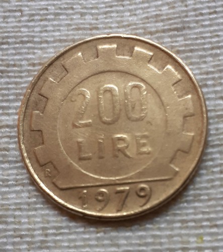 Moneta italia 200 - italia, lire