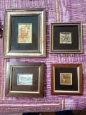 4 Quadretti Oro E Argento