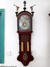 176329 Antico orologio a pendolo con lunario