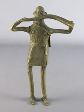 Scultura bronzo africana uomo