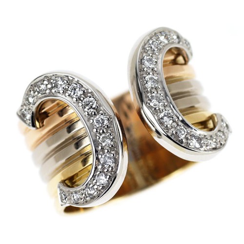 Anello cartier k18yg - anello, con