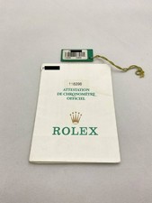 Garanzia originale ROLEX