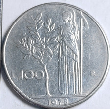 100 Lire 1978 Italie Italy -