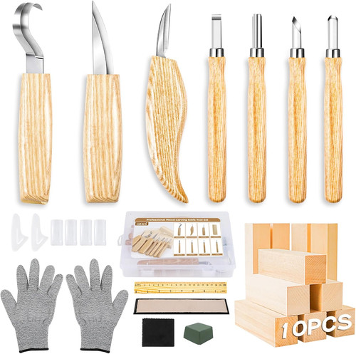Set utensili intaglio in - set,