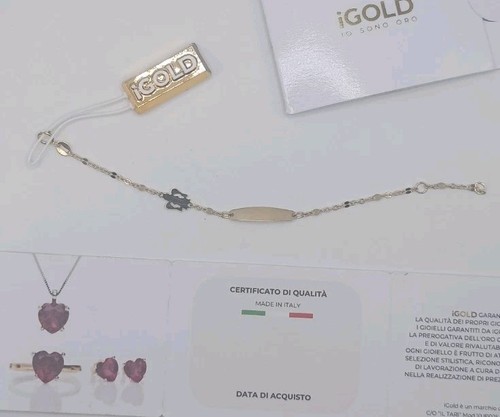 Bracciale oro giallo kt - bracciale,