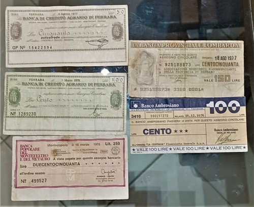 Mini assegni anni - mini,