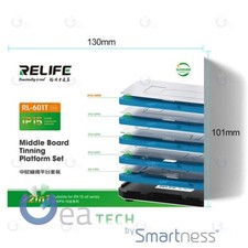 SET PIATTAFORME REBALLING PCB MAGNETICA RELIFE RL-601T DA IPHONE X - 15 PRO MAX 