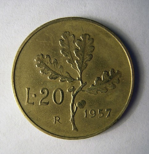 Lire 1957 gambo - 1957, del
