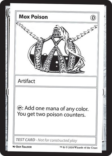 Mtg mox poison - test,