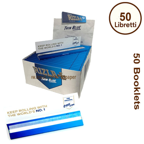 Cartine rizla blu lunghe - blu, king