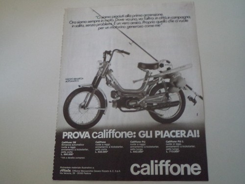 Advertising pubblicità 1983 - advertising,