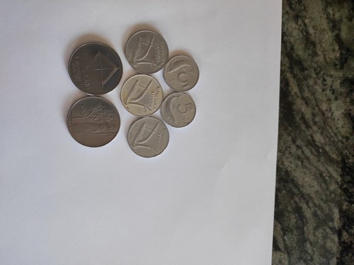 Lotto monete argento da 5 - di,