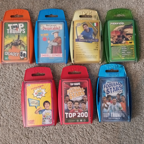 Confezione carte top trumps - carte,