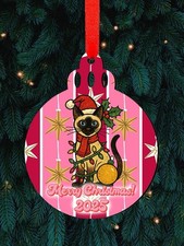 Decorazione natalizia siamese