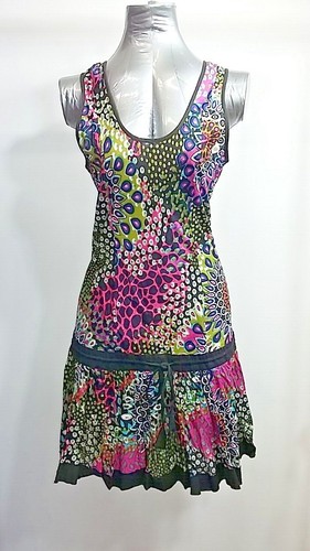 Abito con spalline - , cotone