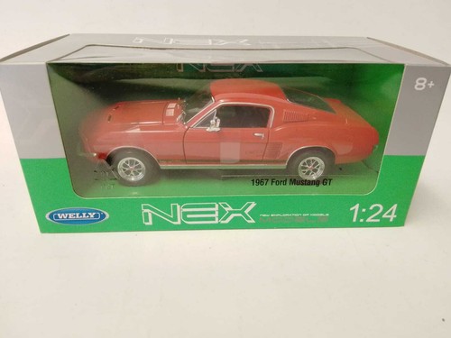 Welly ford mustang red - ford, 1967