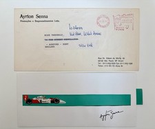 Ayrton senna firmata - senna, 1992