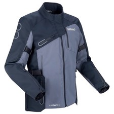 GIACCA JACKET MOTO BERING OXYGEN LAMINATA IMPERMEABILE NERO GRIGIO TG 3XL