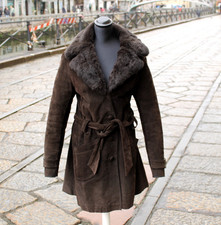 Trench pelle scamosciata