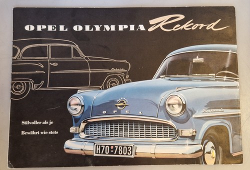 Brochure opel olympia - brochure,