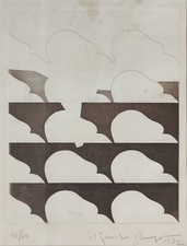 PENGO RENATO (Padova, 1943) SENZA TITOLO acquatinta 1972 inciso cm. 25 x 31,1 -