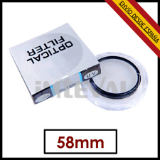 Filtro UV lentes 58mm
