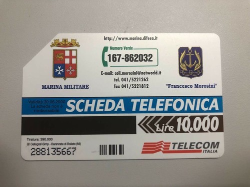 Scheda telefonica marina - scheda,