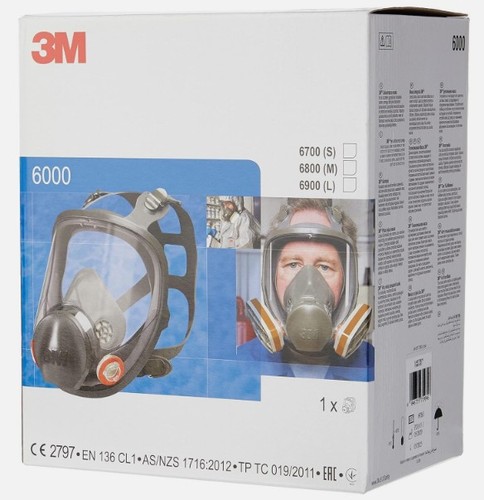 Maschera pieno facciale - 3m, a