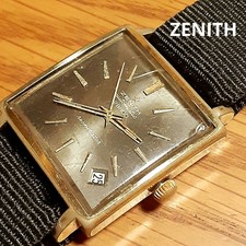 Zenith Respiratore 28800 Analogico Meccanico (Automatico) Uomo Quadrante Grigio Data Da Uomo