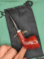 Pipa James Upshall Tilshead England Made By Hand Cannello Riparato Con Vera  925