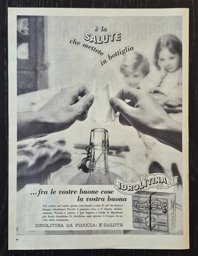 1962 idrolitina original ad - 1962,