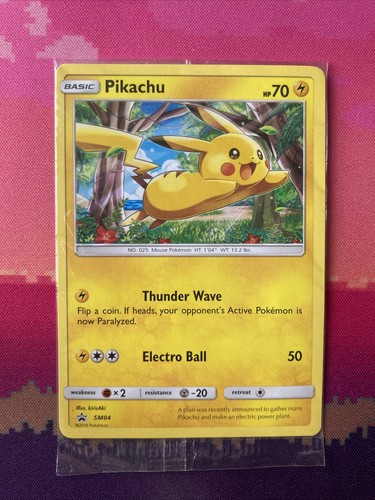 Pokemon card pikachu sm04 - pokemon,