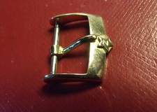 ZENITH - RARE VINTAGE '40/50 STAR BUCKLE 16mm INSIDE - YELLOW GOLD COLOR - SWISS