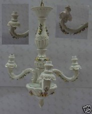 Lampadario 3 luci Porcellana