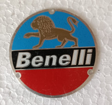 Stemma serbatoio BENELLI fregio targa logo scritta originale d'epoca