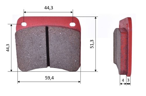 Pastiglie dei freni - (set, di