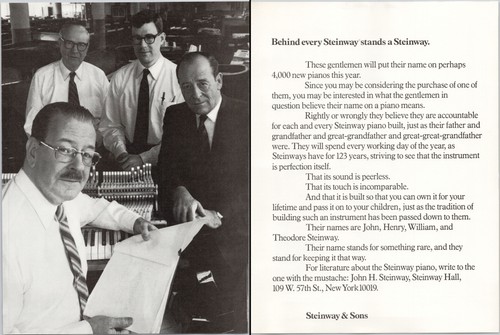 Steinway piano sons - steinway, &