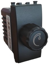 Interruttore dimmer 500W 250V nero compatibile Vimar Arké