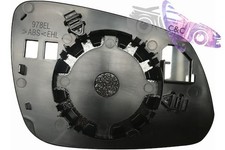 VETRO SPECCHIO CON PIASTRA SX