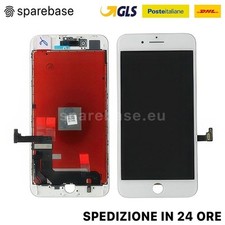 DISPLAY LCD PER APPLE IPHONE 8 PLUS SCHERMO FRAME COMPLETO BIANCO