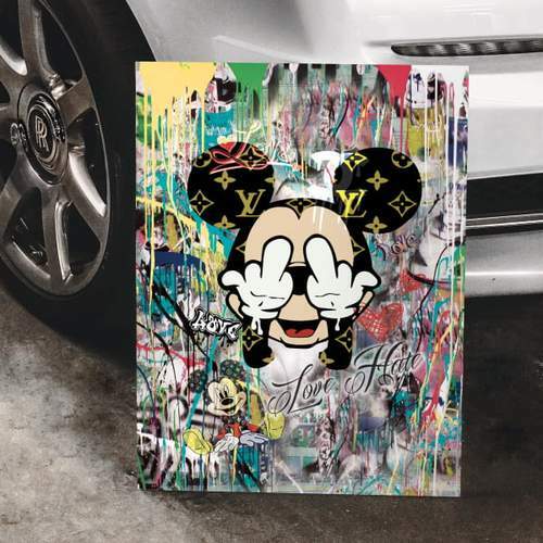 Quadro tela topolino - topolino, pop