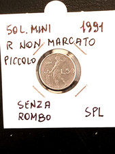 Moneta 50 Lire Mini 1991 senza