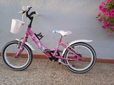 Bici da bambina/o, marca Baby Bunny (Decathlon), taglia 16", adatta a 4/7 anni